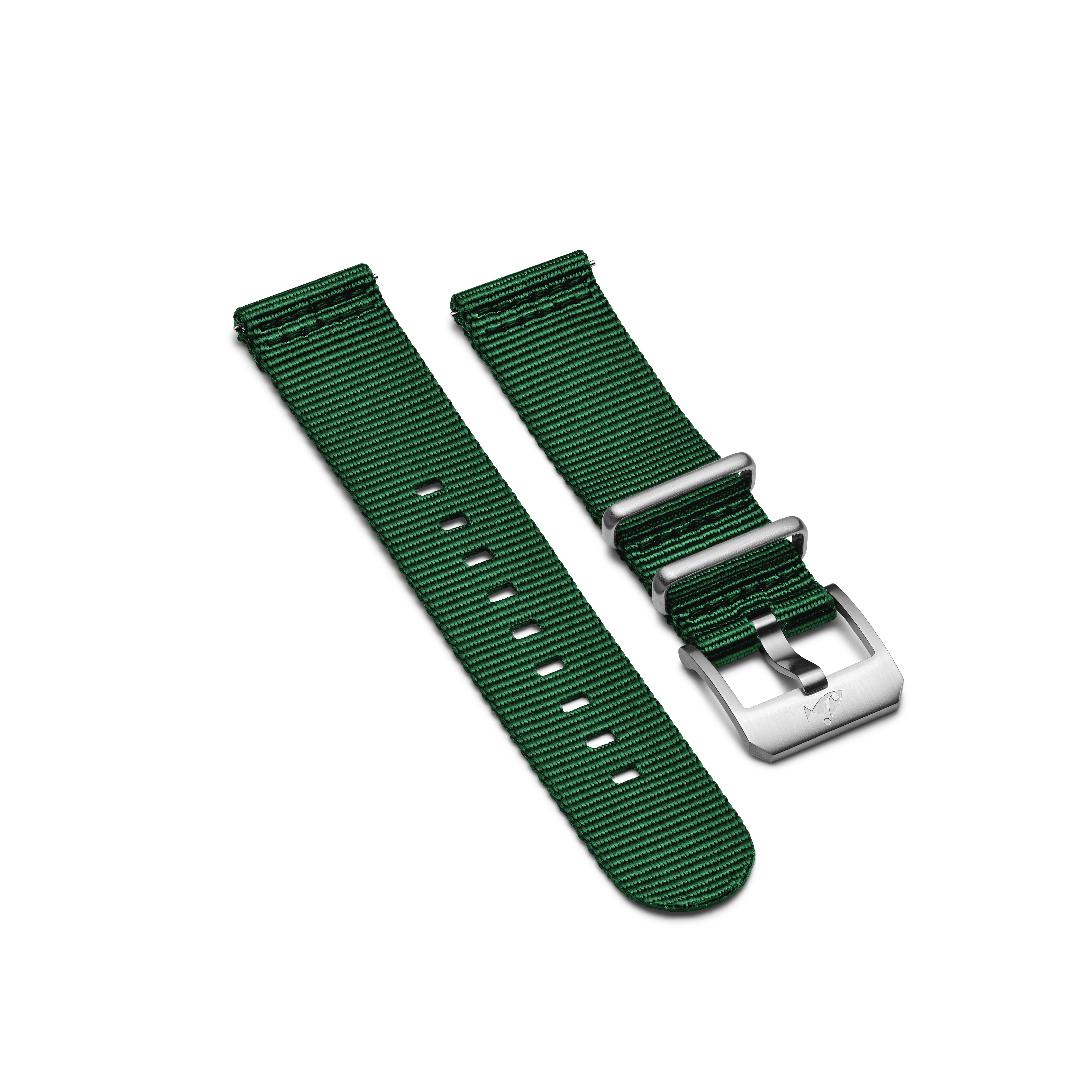 NATO strap with pin buckle, Green