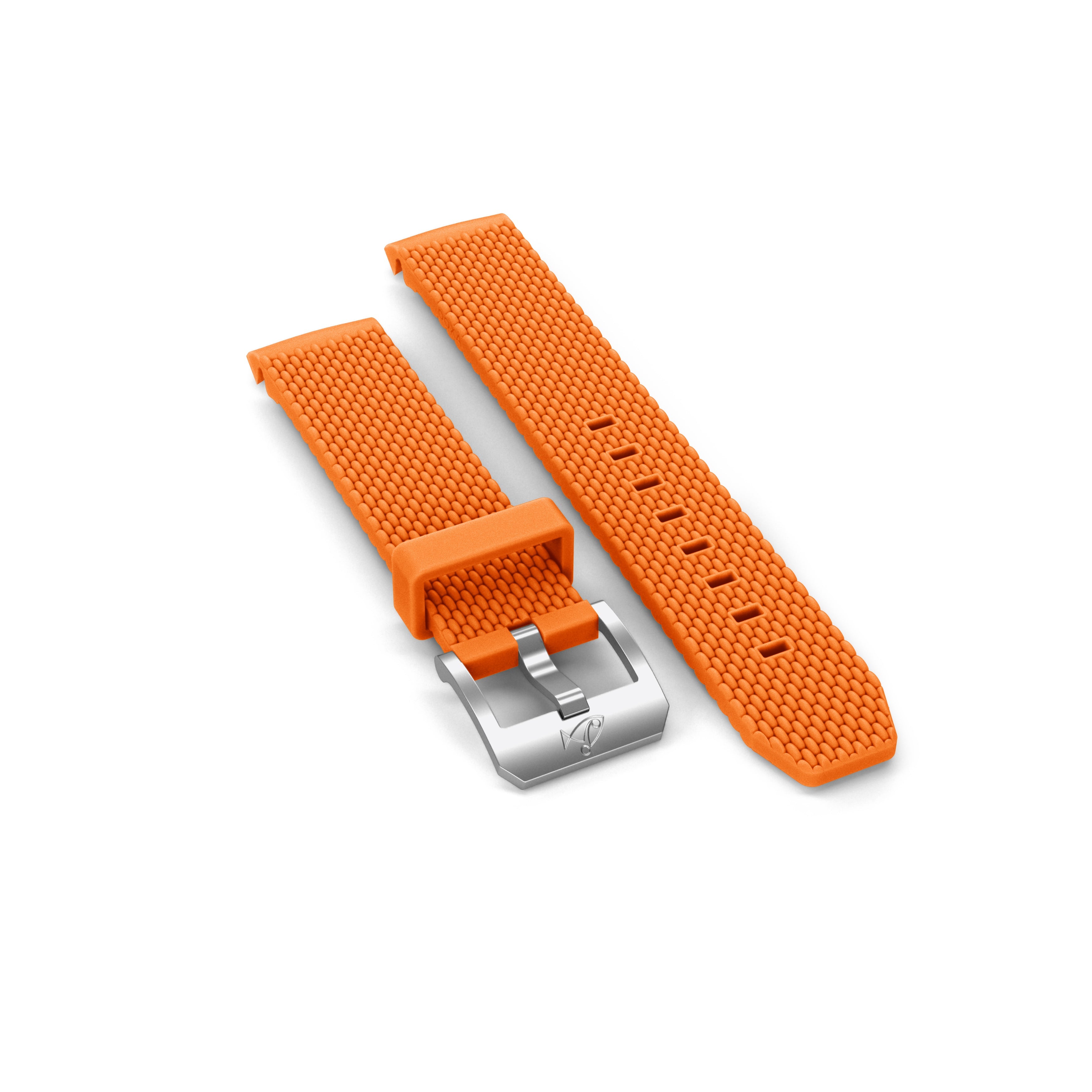 Gummiband med stiftspänne, Orange